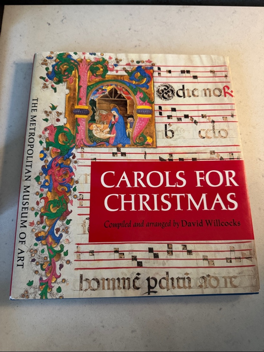 Carols for Christmas by David Willcocks choir music book hardcover piano notes